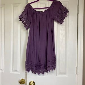 off the shoulder dress